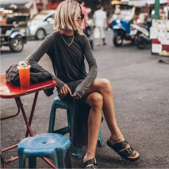 Mikuta Long Sleeve Tshirt Dress - Picture 4 of 14